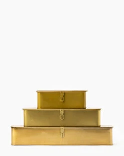 Rectangle Brass Boxes