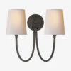 Reed Double Sconce