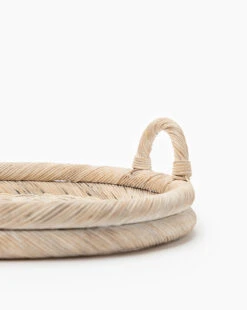 Round Wicker Tray -Home Improvement Shop RoundWickerTray MDCR2285 CRM OS D2