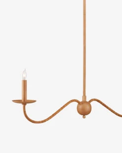 Saxon Linear Chandelier -Home Improvement Shop SaxonLinearChandelier MLHT1837 NAT OS D1 T