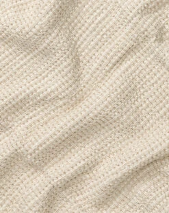 Stonewashed Waffle Cotton Throw -Home Improvement Shop StonewashedWaffleCottonThrow MBED0245 SND 50x70 D2