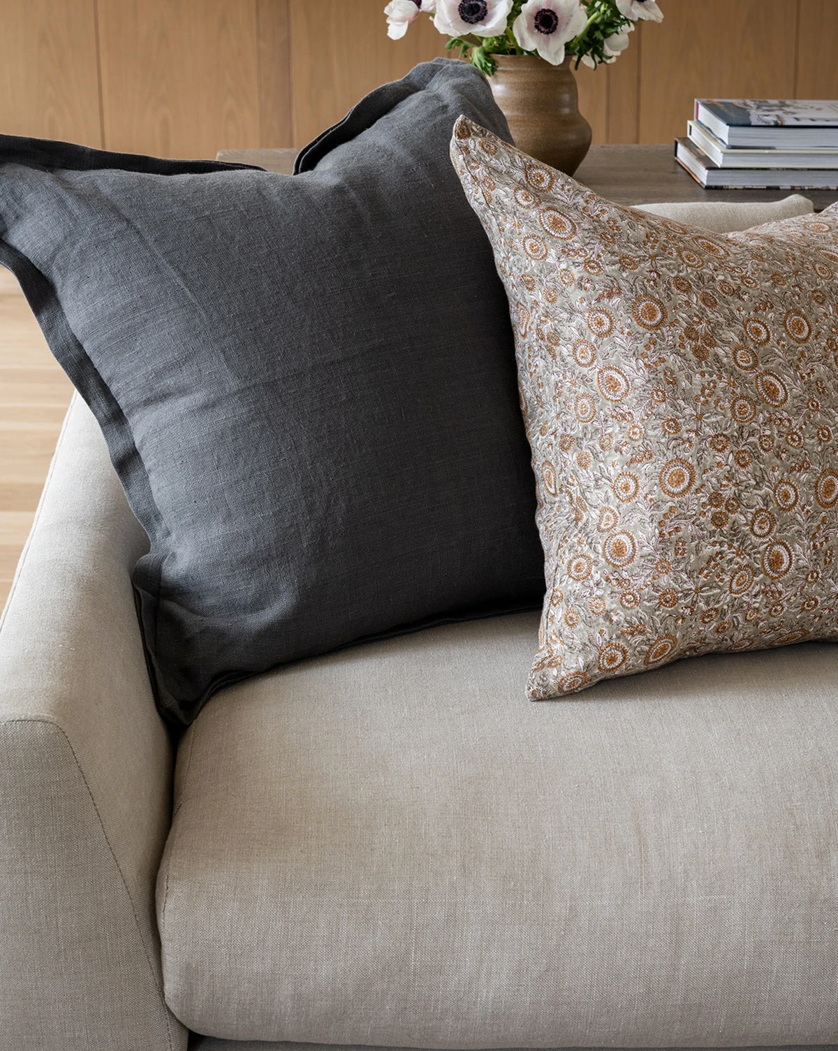 Liam Double Flange Pillow Cover 2 Liam Double Flange Pillow Cover - Image 2