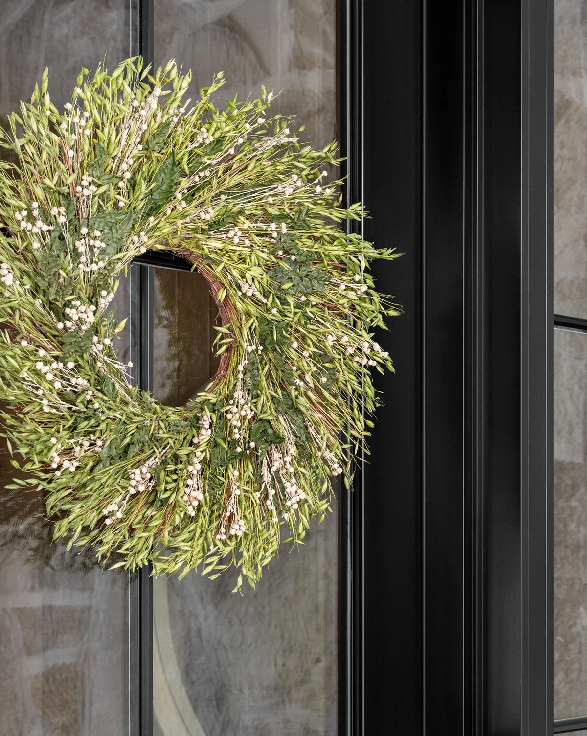 Easy Greens 22" Dried Wreath 2 Easy Greens 22" Dried Wreath - Image 2