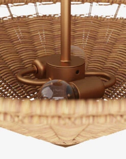 Terrance Flush Mount 6 Terrance Flush Mount -Home Improvement Shop TerranceFlushMount MLHT1829 NAT OS D2 T