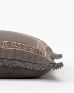 Venetia Pillow Cover 7 Venetia Pillow Cover -Home Improvement Shop VenetiaPillowCover MPLW1250 DGY 22x22 D1