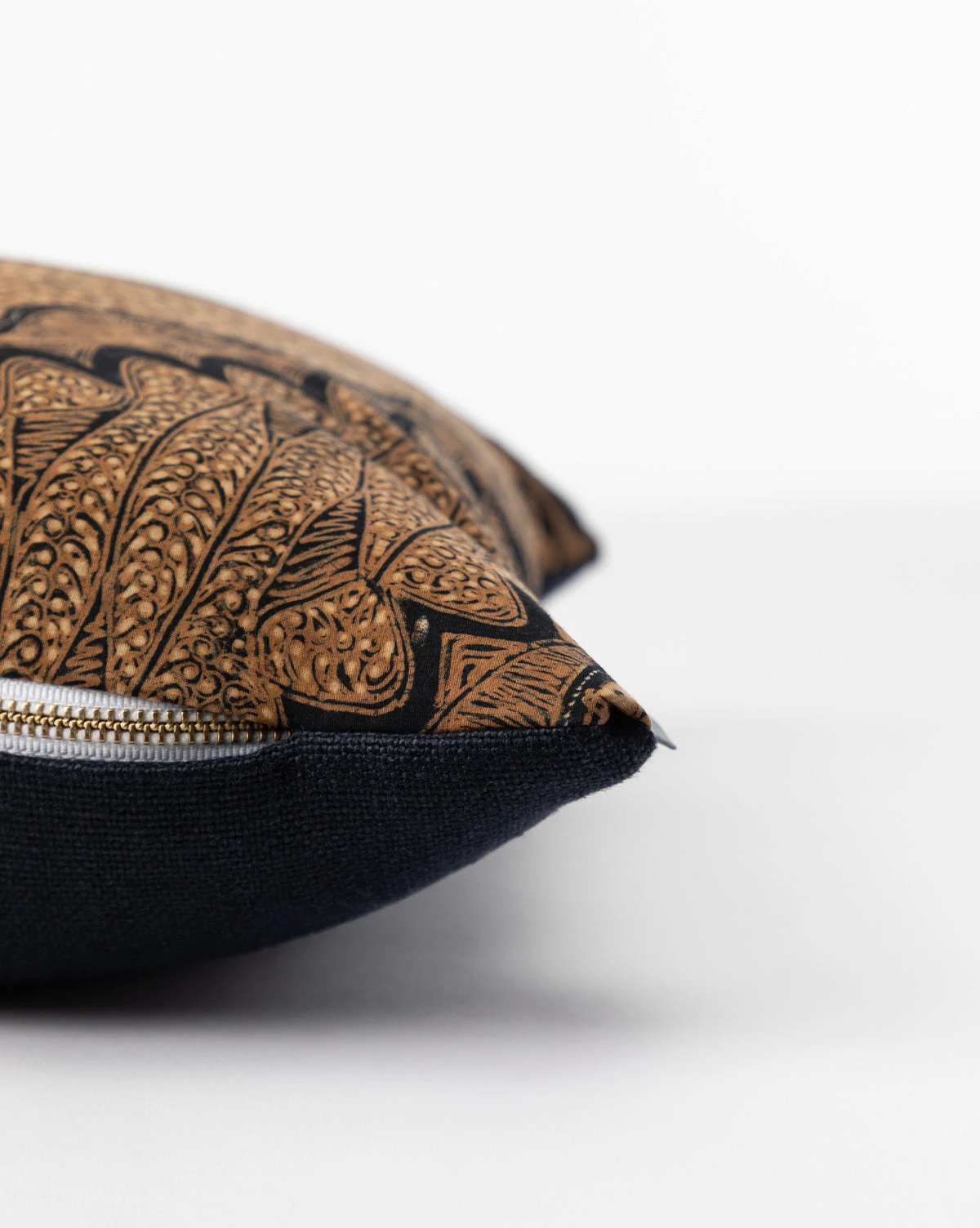 Vintage Brown Diagonal Pattern Pillow Cover No. 2 2 Vintage Brown Diagonal Pattern Pillow Cover No. 2 - Image 2