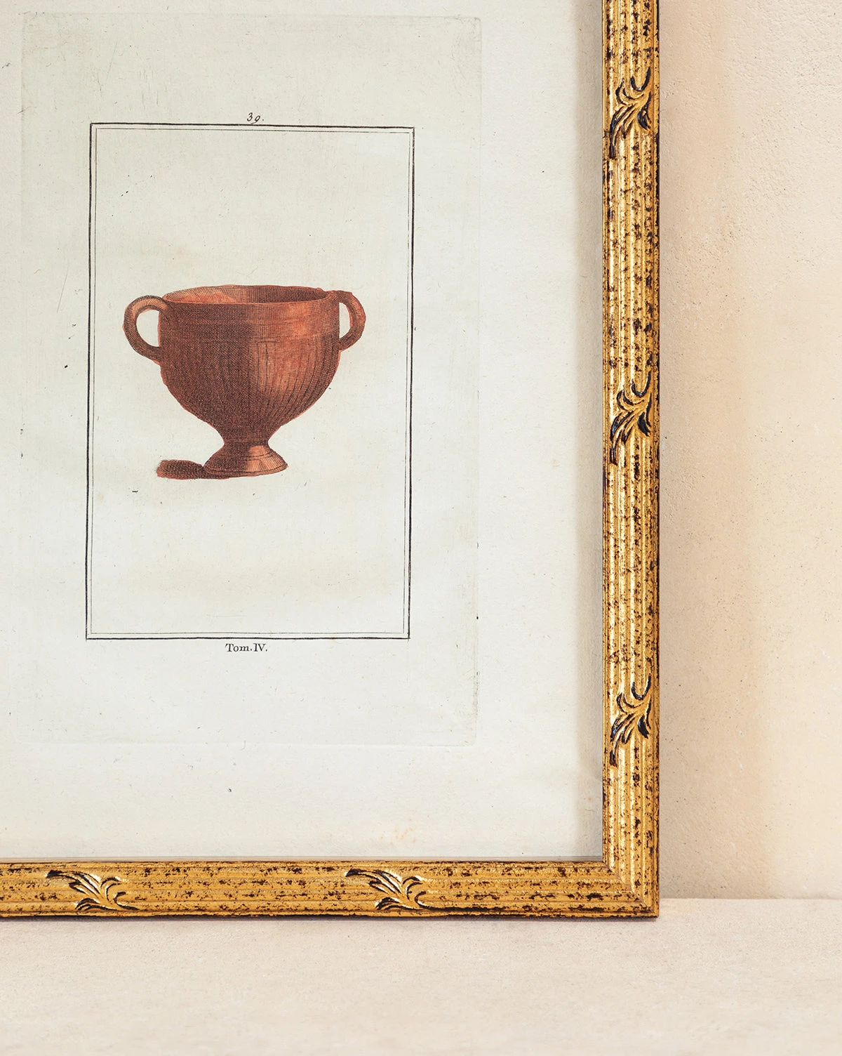 Vintage Brown Vase Painting III 3 Vintage Brown Vase Painting III - Image 3