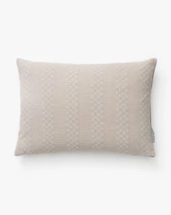 Vintage Gray Crosshatch Pillow Cover No. 4