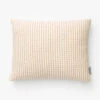 Vintage Orange Waffle Check Pillow Cover No. 2