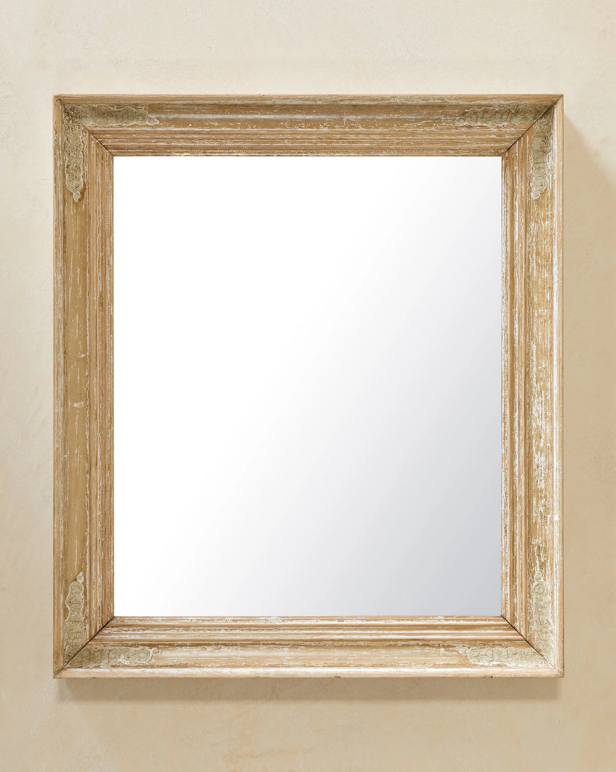 Vintage Wooden Inset Mirror 1 Vintage Wooden Inset Mirror