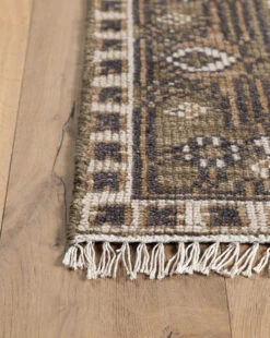 Wayland Hand-Knotted Wool Rug 13 Wayland Hand-Knotted Wool Rug -Home Improvement Shop WaylandHand KnottedRug MRUG0910 GRN 4x6 D2 T