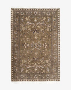 Wayland Hand-Knotted Wool Rug 14 Wayland Hand-Knotted Wool Rug -Home Improvement Shop WaylandHand KnottedRug MRUG0910 GRN 4x6 T