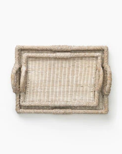 Whitewashed Handled Tray 8 Whitewashed Handled Tray -Home Improvement Shop WhitewashedHandledTray MDCR2287 GRY D1