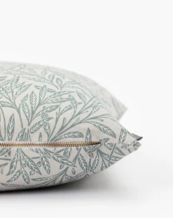 Morris & Co. X McGee & Co. Willow Pillow Cover -Home Improvement Shop WillowPillowCover MPLW1255 BLU 22x22 D1