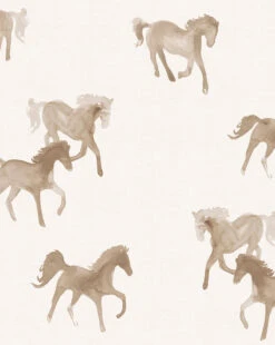 Watercolor Horses Wallpaper