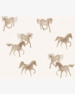 Watercolor Horses Wallpaper 7 Watercolor Horses Wallpaper -Home Improvement Shop horses repeat cream 2