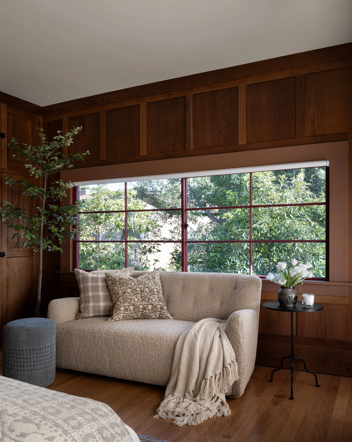 Lorenzo Cream Grid Throw 3 Lorenzo Cream Grid Throw - Image 3